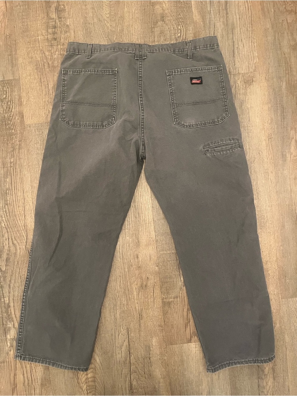 Dickies Men's Gray Cargo Work Pants - Utility Pockets - Picture 1 of 4